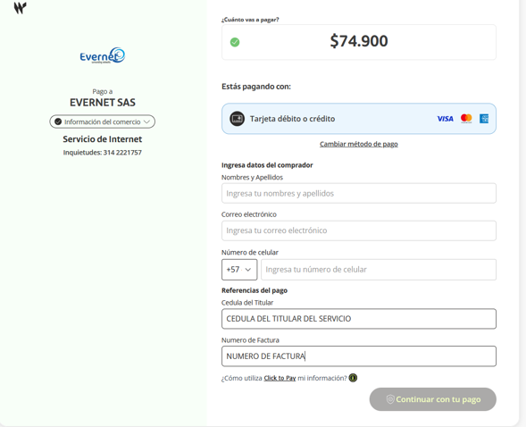Métodos de pago disponibles en Wompi